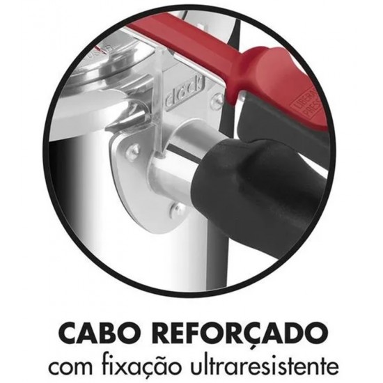 Panela De Pressão 4,5L Clock Original+ Fechamento Interno   